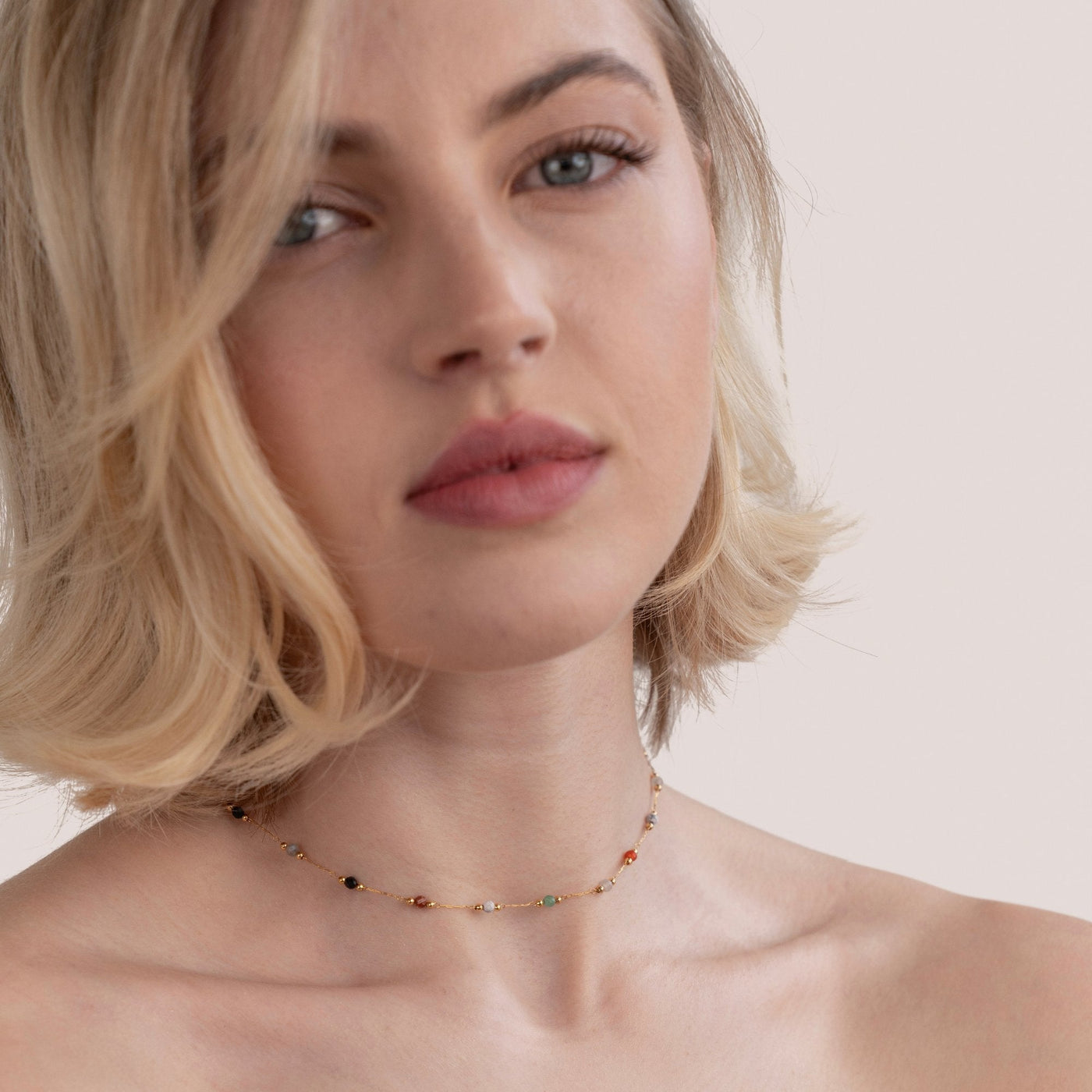 Minimalist Stone Necklace